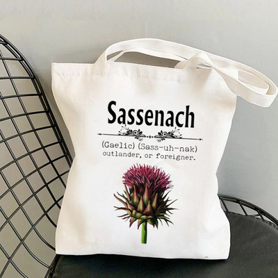 Shopper Škotska Outlander torba za par Harajuku ženska torba za kupnju Platnena torba za kupnju torba za djevojke Tote torba Ženska torba na rame