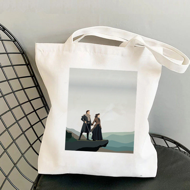 Shopper Škotska Outlander torba za par Harajuku ženska torba za kupnju Platnena torba za kupnju torba za djevojke Tote torba Ženska torba na rame