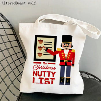 Γυναικεία τσάντα αγορών Nutcracker Ballet Collection Τσάντα Harajuku Shopping Canvas Canvas Shopper Τσάντα για κορίτσι Τσάντα Tote Shoulder Lady Bag