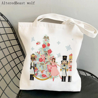Ženska torba za kupnju Nutcracker Ballet Collection Bag Harajuku Shopping platnena torba za kupovinu torba za djevojku Ženska torba na rame