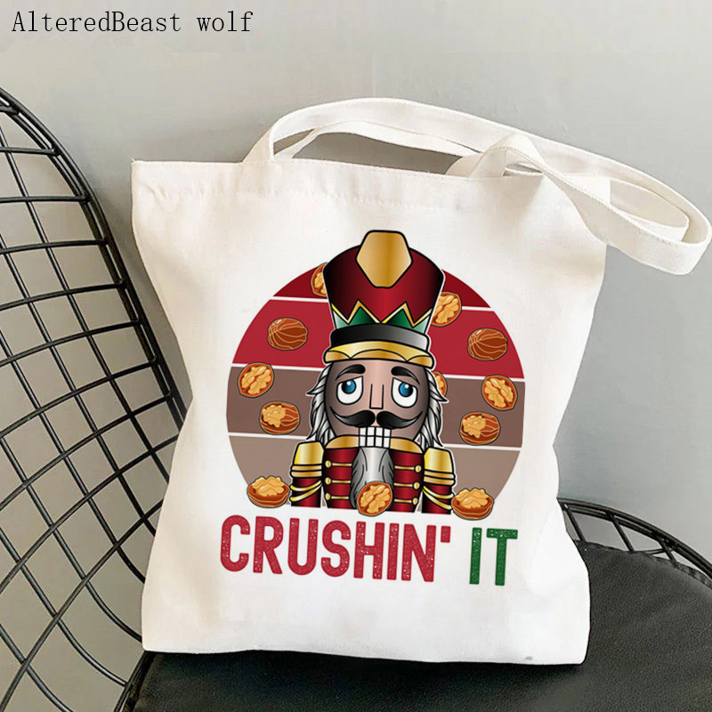 Ženska torba za kupnju Nutcracker Ballet Collection Bag Harajuku Shopping platnena torba za kupovinu torba za djevojku Ženska torba na rame