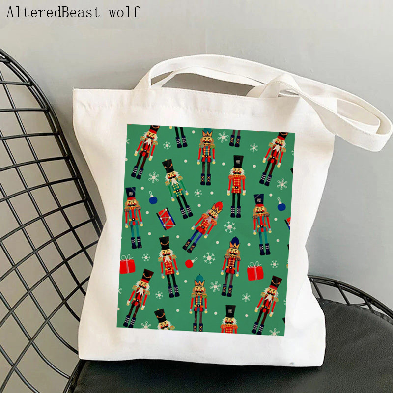Ženska torba za kupnju Nutcracker Ballet Collection Bag Harajuku Shopping platnena torba za kupovinu torba za djevojku Ženska torba na rame