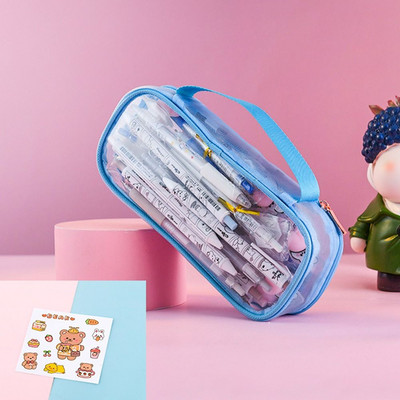 Zvaigznes zīmuļu futrālis mirdzošs lielas ietilpības zīmulis Skolas pildspalvas grima futrālis Piederumi zīmuļu soma Skolas kastīte zīmuļu maisiņš Kancelejas preces