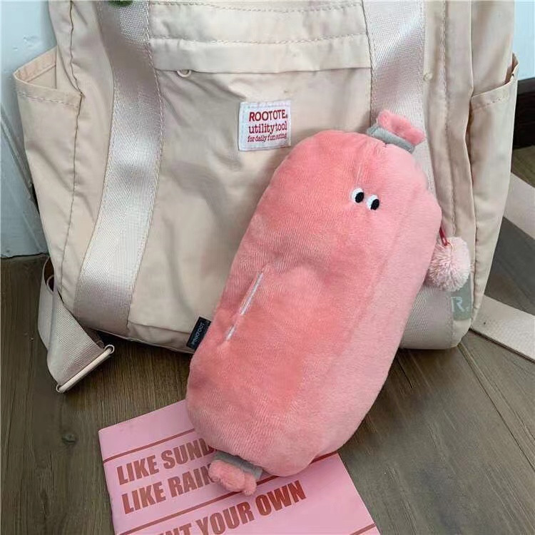 PINK COLLECTION Pernica Mekana slatka torba za olovke Crtani medvjed Kawaii Studentski pribor Školski pribor Torba za pohranu velikog kapaciteta