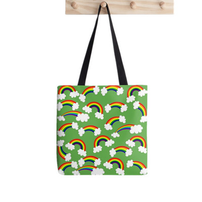 Shopper The Great Wave off Hokusai Printed Tote Bag žene Harajuku shopper torba djevojka Torba za kupovinu na rame Ženska platnena torba