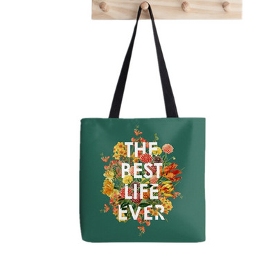 Shopper The Great Wave off Hokusai Printed Tote Bag žene Harajuku shopper torba djevojka Torba za kupovinu na rame Ženska platnena torba