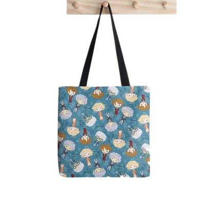 Shopper The Great Wave off Hokusai Printed Tote Bag žene Harajuku shopper torba djevojka Torba za kupovinu na rame Ženska platnena torba