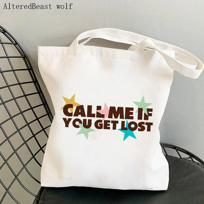 Γυναικεία τσάντα αγορών Fairuz lebanon Τυπωμένη τσάντα Kawaii Harajuku Shopping Canvas Canvas Shopper Τσάντα για κορίτσι Τσάντα ώμου Tote Lady Bag