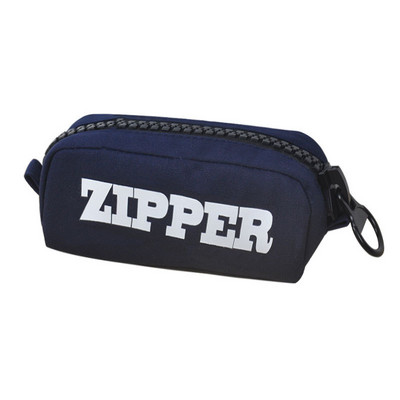 Geantă mare cu fermoar pentru creion Toxă cu fermoar din pânză pentru creion pentru școală Organizator de papetărie Geantă de depozitare Toc pentru creion Rechizite de birou A6350