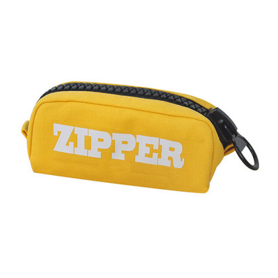 Geantă mare cu fermoar pentru creion Toxă cu fermoar din pânză pentru creion pentru școală Organizator de papetărie Geantă de depozitare Toc pentru creion Rechizite de birou A6350