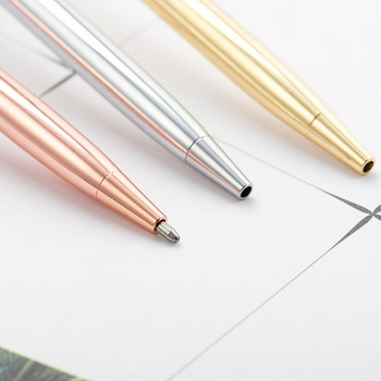 1 Lytwtw\'s Crystal Shiny Metal Crown Ballpoint Pen Интересна топка Химикалка Училищни канцеларски материали Училищни офис консумативи