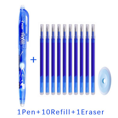 Pilot cu gel ștergător, albastru magic, negru, roșu, cerneală, 0,5 mm, tije de reumplere ștersabile, articole de papetărie japoneze, rechizite de scris pentru școală