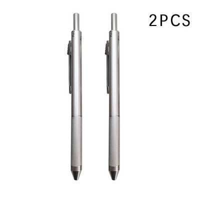 Naujos technologijos gravitacijos jutiklis 4 viename Daugiaspalvis tušinukas metalinis daugiafunkcis rašiklis 3 spalvų rutulinio taško papildymas ir pieštuko laidas