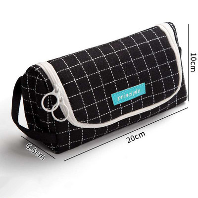 Pânză creativă de mare capacitate și cutie de creioane de mai multe culori, carcasă pentru pix pentru școală.