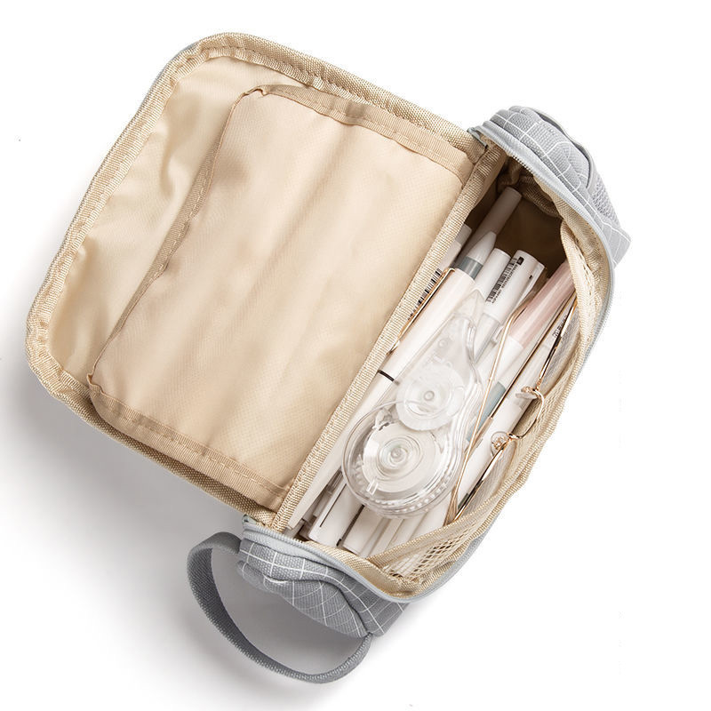 Pânză creativă de mare capacitate și cutie de creioane de mai multe culori, carcasă pentru pix pentru școală.