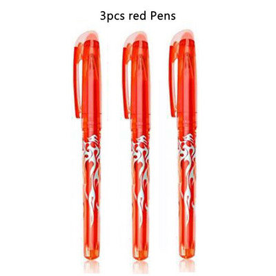 Gel olovka s plavom i crnom tintom u 12 boja Set štapića s izbrisivim punjenjem Izbrisiva olovka s perivom ručkom Gel olovka za pisanje u školi