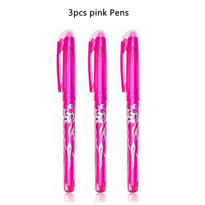 Gel olovka s plavom i crnom tintom u 12 boja Set štapića s izbrisivim punjenjem Izbrisiva olovka s perivom ručkom Gel olovka za pisanje u školi