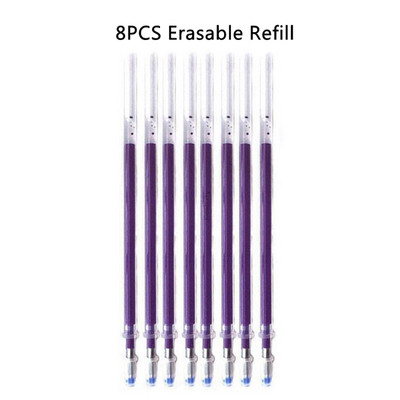 Gel olovka s plavom i crnom tintom u 12 boja Set štapića s izbrisivim punjenjem Izbrisiva olovka s perivom ručkom Gel olovka za pisanje u školi