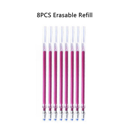 Gel olovka s plavom i crnom tintom u 12 boja Set štapića s izbrisivim punjenjem Izbrisiva olovka s perivom ručkom Gel olovka za pisanje u školi