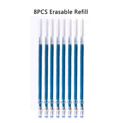 Gel olovka s plavom i crnom tintom u 12 boja Set štapića s izbrisivim punjenjem Izbrisiva olovka s perivom ručkom Gel olovka za pisanje u školi