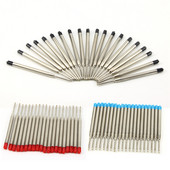 20 τμχ\σετ L: 3,9 σε Ανταλλακτικά στυλό για στυλό Parker, μπλε κόκκινο μαύρο μελάνι μεσαίου σημείου