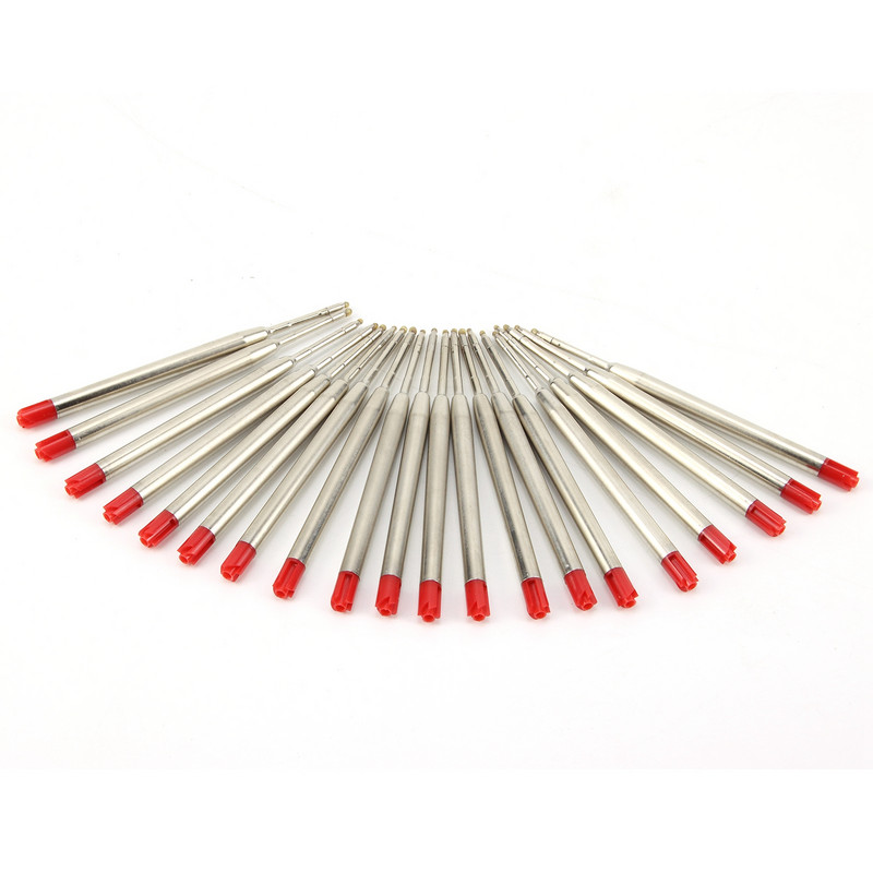 20 τμχ\σετ L: 3,9 σε Ανταλλακτικά στυλό για στυλό Parker, μπλε κόκκινο μαύρο μελάνι μεσαίου σημείου