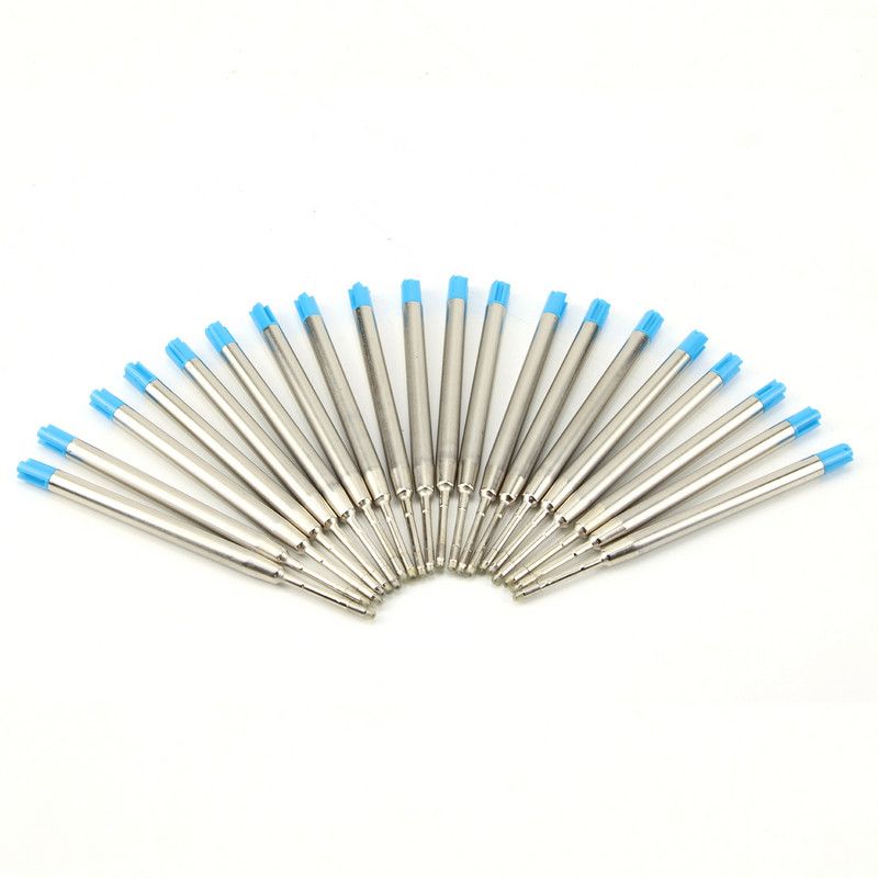 20 τμχ\σετ L: 3,9 σε Ανταλλακτικά στυλό για στυλό Parker, μπλε κόκκινο μαύρο μελάνι μεσαίου σημείου