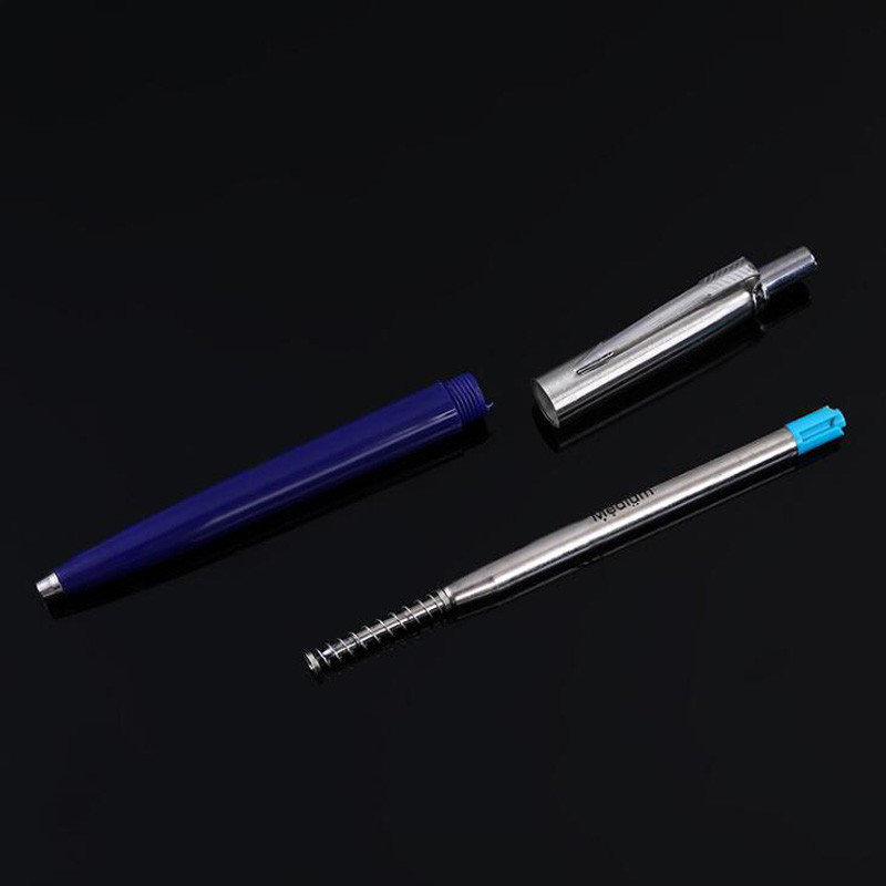 Set od 3 komada kemijske olovke Tip tintne olovke Pisaći pribor od nehrđajućeg čelika Uredski školski pribor Poklon olovka za pisanje