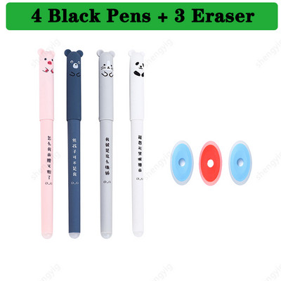 25 τμχ/σετ Kawaii Erasable στυλό Gel στυλό σκίτσο Γράψιμο επιστολόχαρτο για σημειωματάριο σχολικά είδη στυλό χαριτωμένα παιδικά στυλό μολύβι