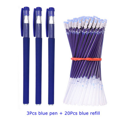 5/23 τμχ/σετ στυλό Gel Ink Pens Fine Point Gel Pens Refill 0,5mm for Japanese Office School Cute Kawaii Stationery Supply