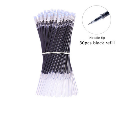 5/23 τμχ/σετ στυλό Gel Ink Pens Fine Point Gel Pens Refill 0,5mm for Japanese Office School Cute Kawaii Stationery Supply