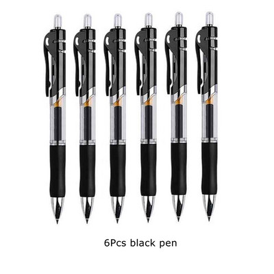 5/23 τμχ/σετ στυλό Gel Ink Pens Fine Point Gel Pens Refill 0,5mm for Japanese Office School Cute Kawaii Stationery Supply