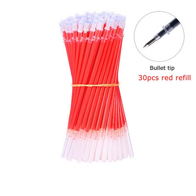 5/23 τμχ/σετ στυλό Gel Ink Pens Fine Point Gel Pens Refill 0,5mm for Japanese Office School Cute Kawaii Stationery Supply