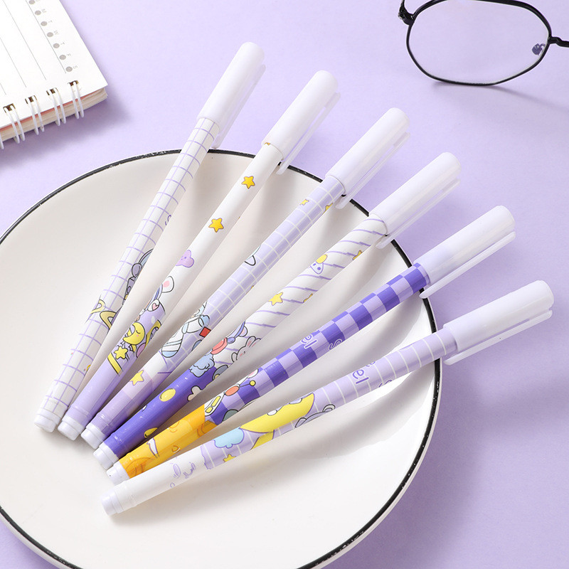 5/23 τμχ/σετ στυλό Gel Ink Pens Fine Point Gel Pens Refill 0,5mm for Japanese Office School Cute Kawaii Stationery Supply