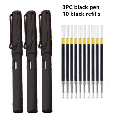 3PC/10PC dopuna za olovke Roler kemijska olovka Plastična olovka s tintom Mat zelena Papirnica s potpisom Uredski školski pribor Poklon za pisanje