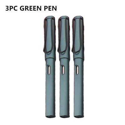 3PC/10PC dopuna za olovke Roler kemijska olovka Plastična olovka s tintom Mat zelena Papirnica s potpisom Uredski školski pribor Poklon za pisanje