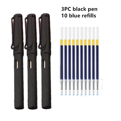 3PC/10PC dopuna za olovke Roler kemijska olovka Plastična olovka s tintom Mat zelena Papirnica s potpisom Uredski školski pribor Poklon za pisanje