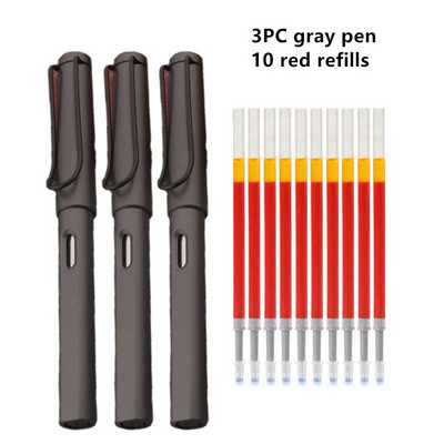 3PC/10PC dopuna za olovke Roler kemijska olovka Plastična olovka s tintom Mat zelena Papirnica s potpisom Uredski školski pribor Poklon za pisanje