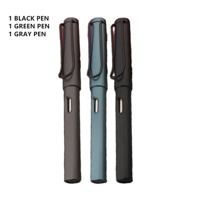3PC/10PC dopuna za olovke Roler kemijska olovka Plastična olovka s tintom Mat zelena Papirnica s potpisom Uredski školski pribor Poklon za pisanje