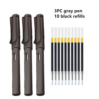 3PC/10PC dopuna za olovke Roler kemijska olovka Plastična olovka s tintom Mat zelena Papirnica s potpisom Uredski školski pribor Poklon za pisanje