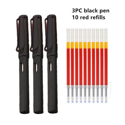 3PC/10PC dopuna za olovke Roler kemijska olovka Plastična olovka s tintom Mat zelena Papirnica s potpisom Uredski školski pribor Poklon za pisanje