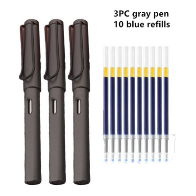 3PC/10PC dopuna za olovke Roler kemijska olovka Plastična olovka s tintom Mat zelena Papirnica s potpisom Uredski školski pribor Poklon za pisanje