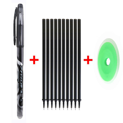 12 kom./set olovka za brisanje, 0,5 mm dopuna, periva ručka, gel olovka s plavom/crnom/crvenom tintom za školski uredski pribor za pisanje.