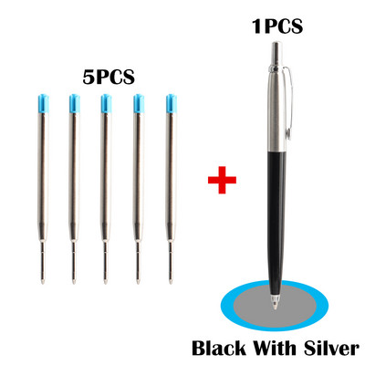 2/6/10/PCS Μεταλλικό στυλό στυλό Προώθησης G2 Refill Blue Ink Αυτόματο Σετ στυλό για σχολικά χαρτικά στυλό γραφείου