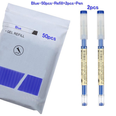 0,35 mm fina gel olovka s plavom/crnom tintom za dopunjavanje štap za markere s drškom Školska gel olovka Ured za pisanje, crtanje, pribor za pisanje