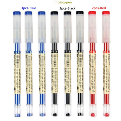 0,35 mm fina gel olovka s plavom/crnom tintom za dopunjavanje štap za markere s drškom Školska gel olovka Ured za pisanje, crtanje, pribor za pisanje