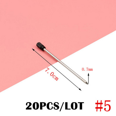 8/10/20/ Reumplere stilou diferite rezerve de pix din metal Reumplere de pix pentru birou, școală, papetarie, cadouri, stilou, alegeți, negru, rezerve, pix, vânzare