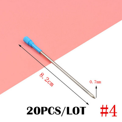 8/10/20/ Reumplere stilou diferite rezerve de pix din metal Reumplere de pix pentru birou, școală, papetarie, cadouri, stilou, alegeți, negru, rezerve, pix, vânzare