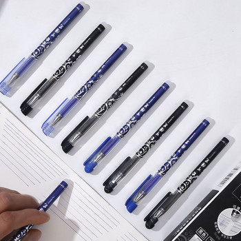Изтриваеми пълнители за гел химикалки Комплект пръти 0,5 мм миеща се дръжка Магическа изтриваема писалка за училищна писалка Инструменти за писане Kawaii Канцеларски материали