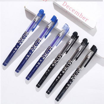 Изтриваеми пълнители за гел химикалки Комплект пръти 0,5 мм миеща се дръжка Магическа изтриваема писалка за училищна писалка Инструменти за писане Kawaii Канцеларски материали